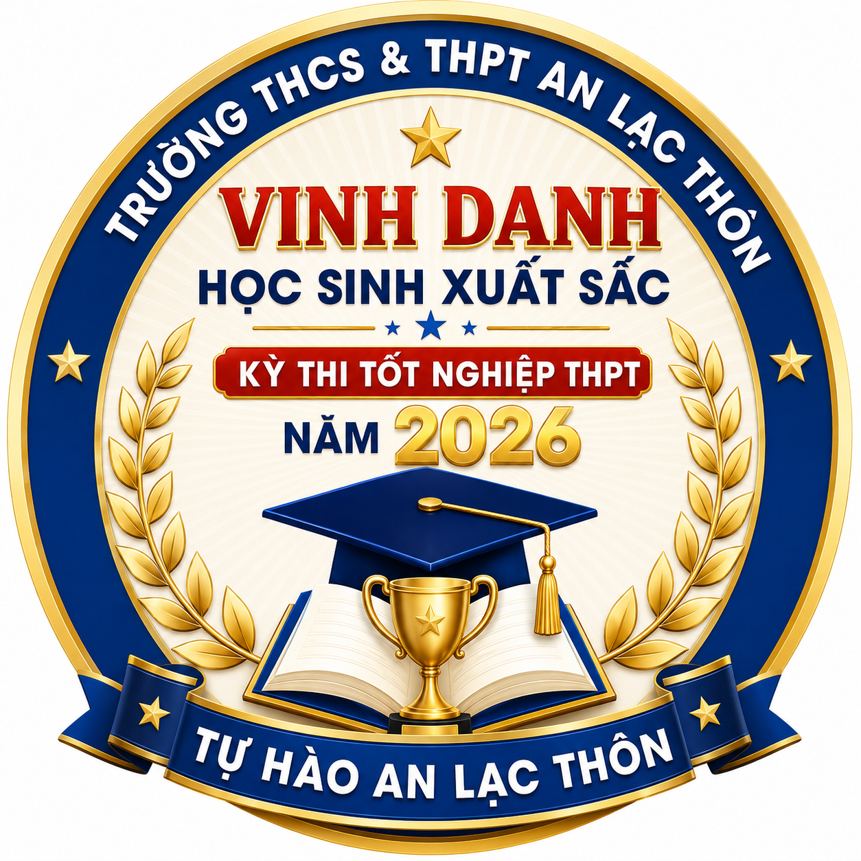 Vinh danh học sinh xuất sắc trong kỳ thi tốt nghiệp THPT năm 2026 của trường THCS&THPT An Lạc Thôn
