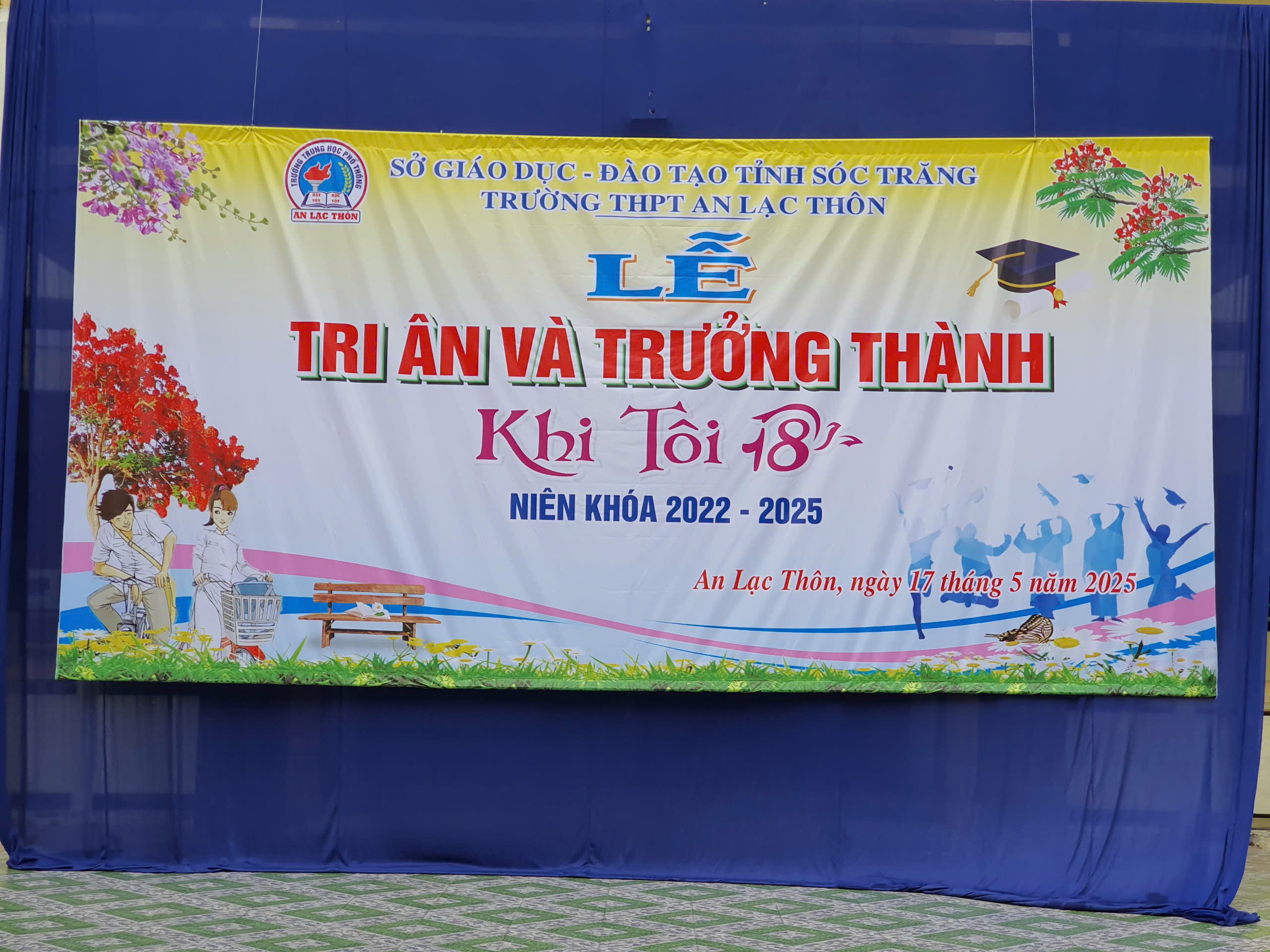 "Khi tôi 18" – Lễ tri ân và trưởng thành của học sinh lớp 12 Trường THPT An Lạc Thôn