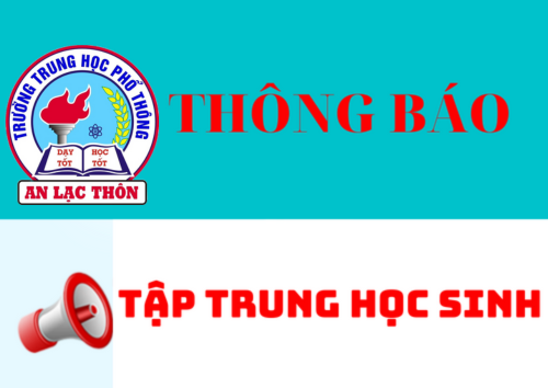 Thông báo tập trung học sinh đầu năm 2025- 2026