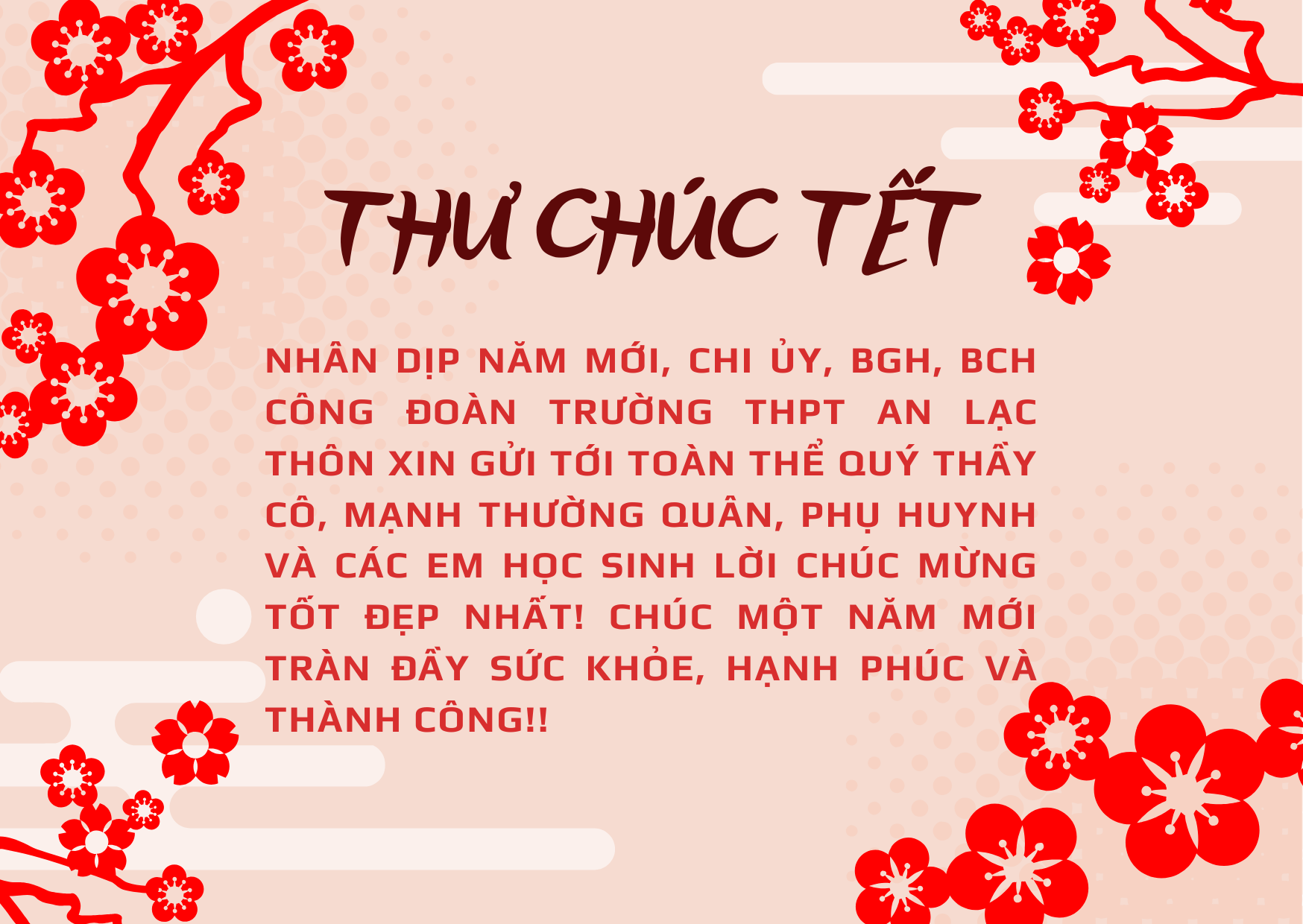 THƯ CHÚC TẾT 2025