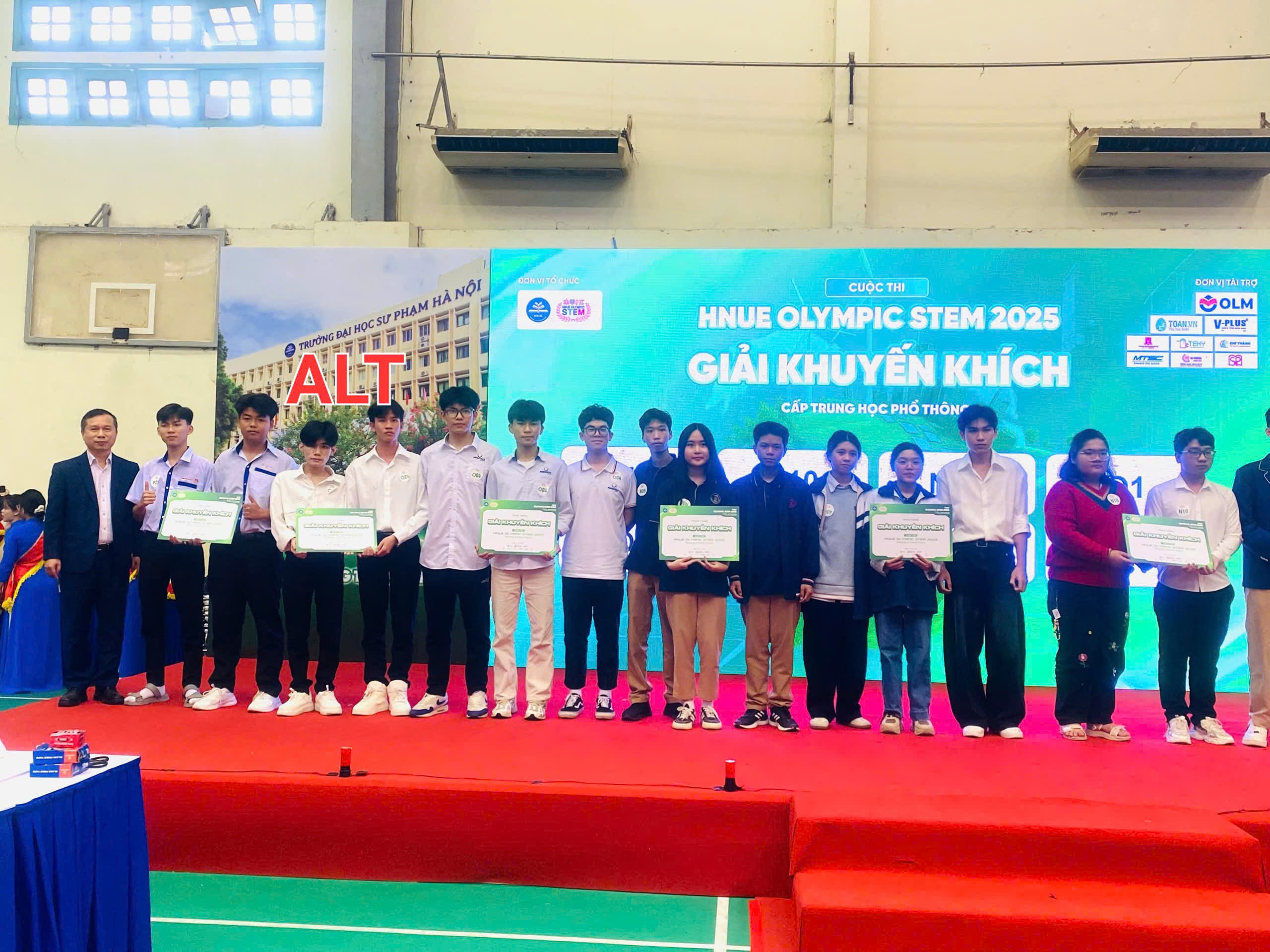 Trường THPT An Lạc Thôn đạt giải Khuyến khích tại Cuộc thi HNUE Olympic STEM 2025