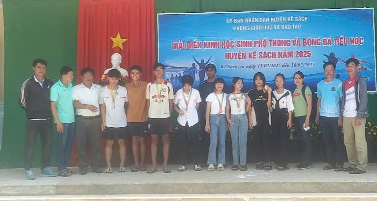 GIẢI ĐIỀN KINH HỌC SINH PHỔ THÔNG VÀ BÓNG ĐÁ TIỂU HỌC HUYỆN KẾ SÁCH NĂM 2025