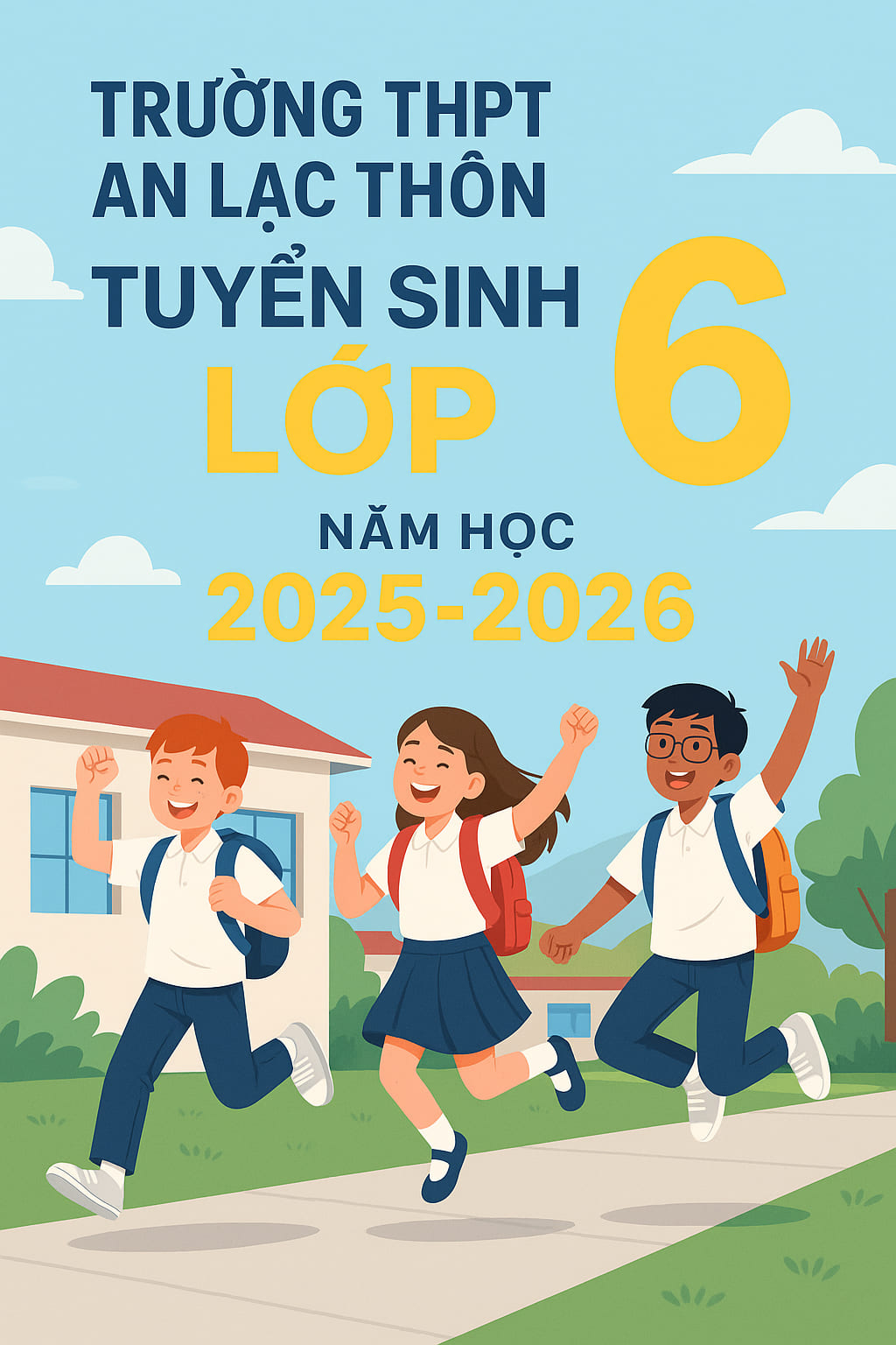 Trường THPT An Lạc Thôn tuyển sinh lớp 6 năm học 2025-2026