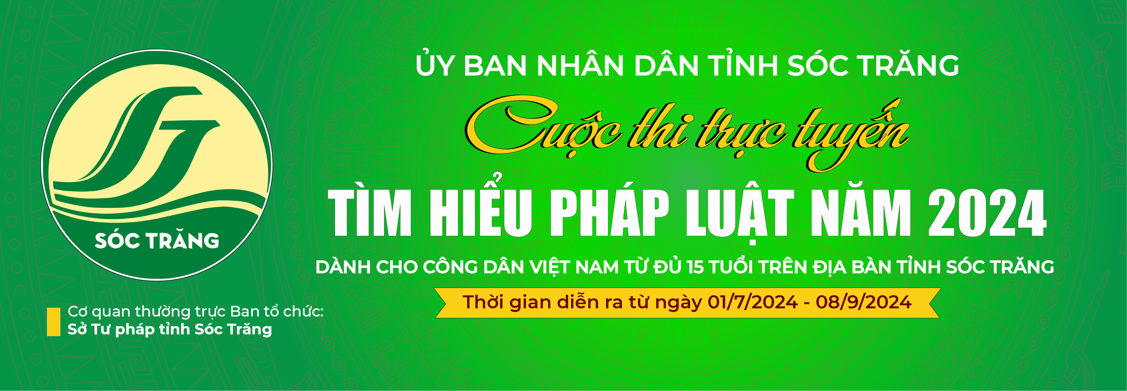 Cuộc thi trực tuyến "Tìm hiểu pháp luật năm 2024"