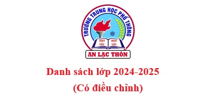 Danh sách lớp năm học 2024-2025 (có điều chỉnh, cập nhật mới do thay đổi biên chế 3 lớp)