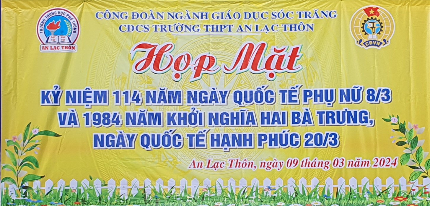 Họp mặt Kỷ niệm 114 ngày Quốc tế phụ nữ 8/3 và 1984 năm khởi nghĩa Hai Bà Trưng, ngày Quốc tế hạnh phúc 20/3