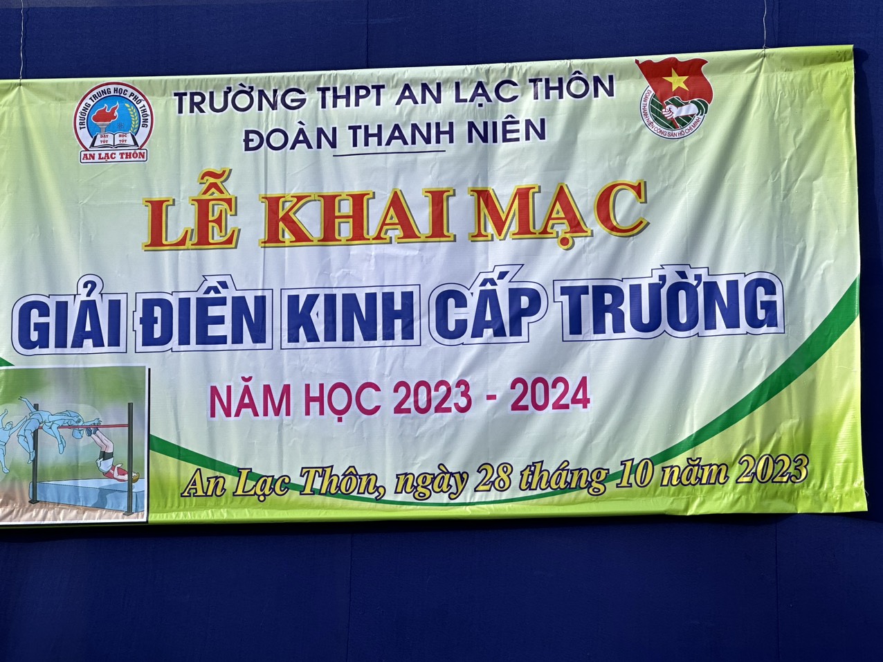 Giải điền kinh cấp trường năm học 2023-2024