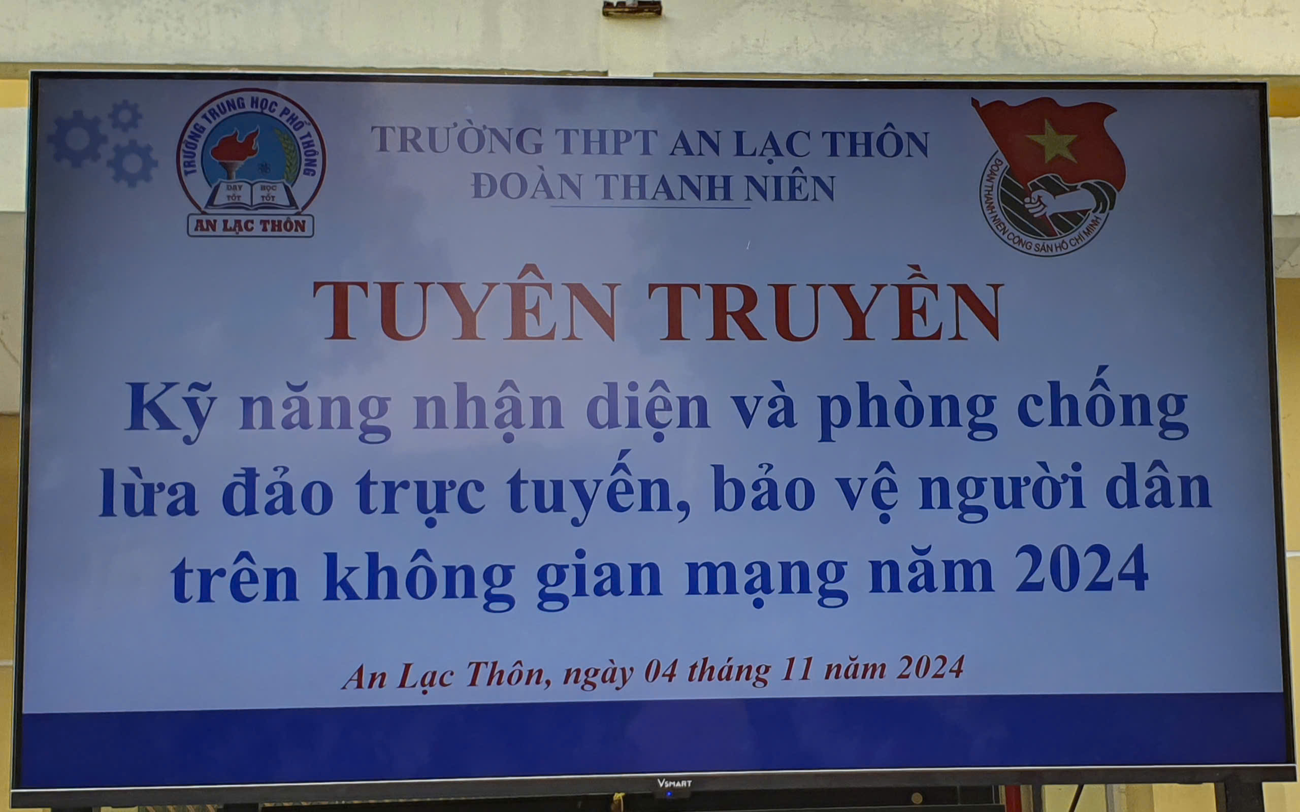 Tuyên truyền “Kỹ năng nhận diện và phòng chống lừa đảo trực tuyến bảo vệ người dân trên không gian mạng năm 2024”