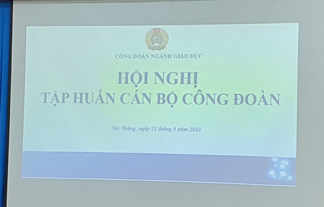 Hội nghị tập huấn cán bộ công đoàn